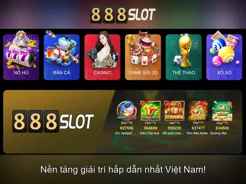 Các Loại Slot 888SLOT